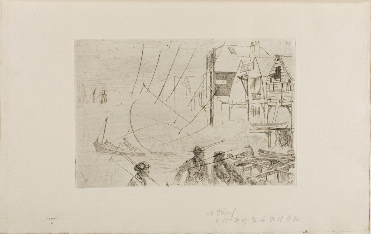 Cantiere nautico Stevens da James McNeill Whistler