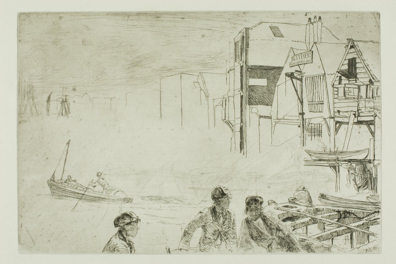 Cantiere nautico Stevens da James McNeill Whistler