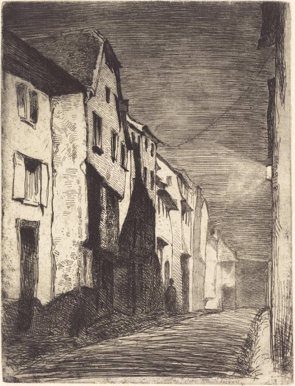 Strada a Saverne da James Abbott McNeill Whistler