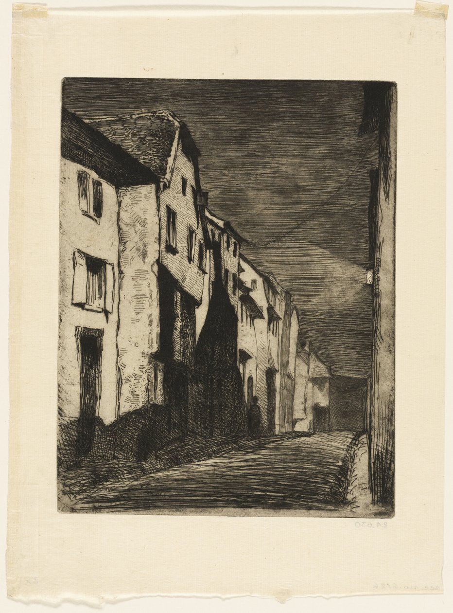Strada a Saverne da James Abbott McNeill Whistler