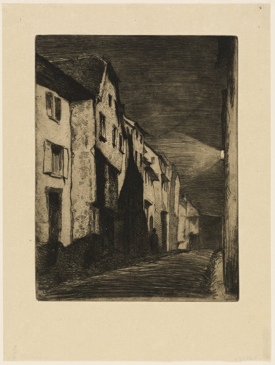 Strada a Saverne da James Abbott McNeill Whistler