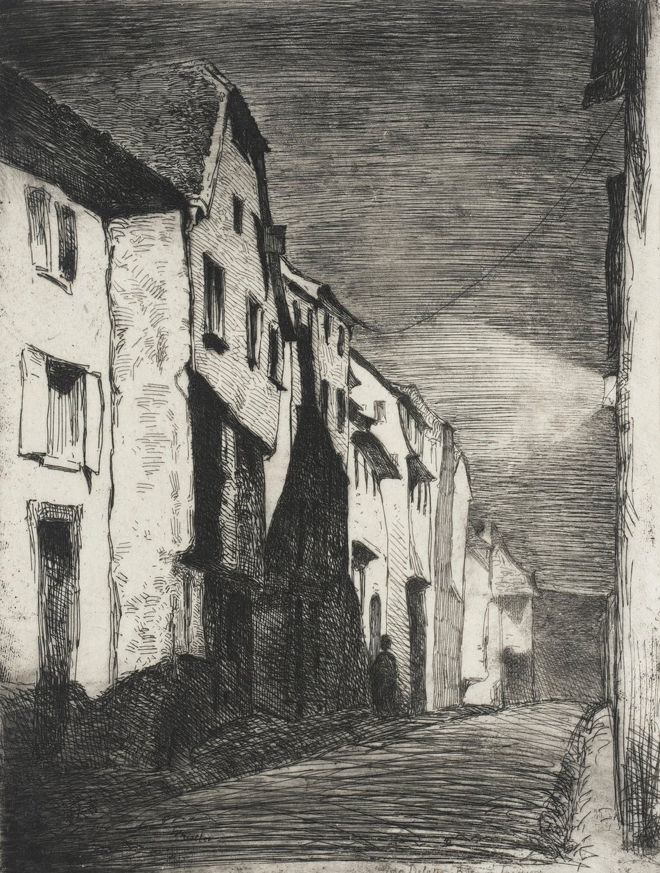 Strada a Saverne da James McNeill Whistler