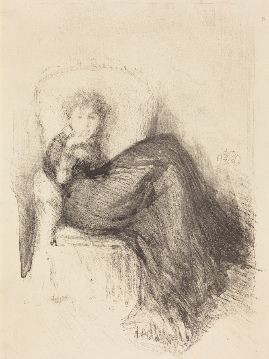 Studio: Maude seduta da James McNeill Whistler