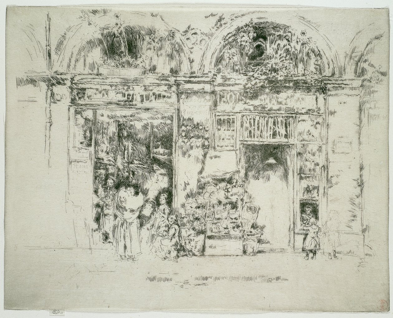 Girasoli, Marché St Germain, Parigi da James Abbott McNeill Whistler