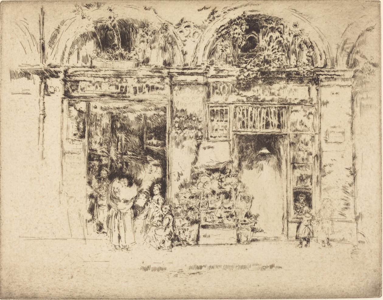 Girasoli, Rue des Beaux-Arts da James Abbott McNeill Whistler