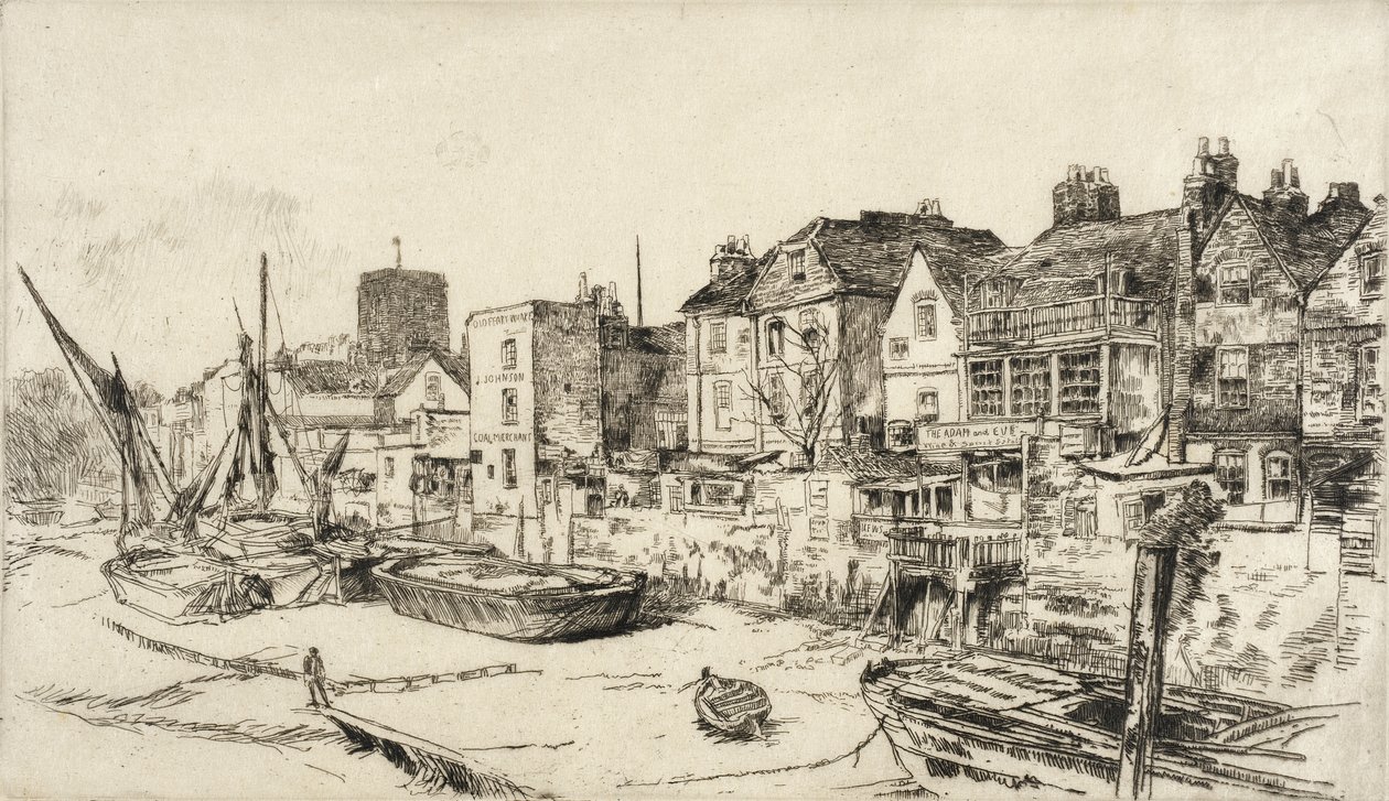 Il "Adamo ed Eva", Old Chelsea da James McNeill Whistler