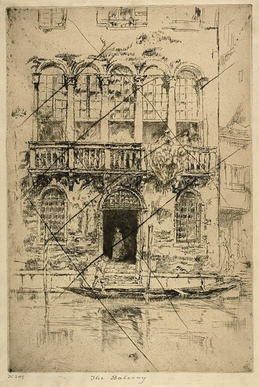 Il balcone da James Abbott McNeill Whistler