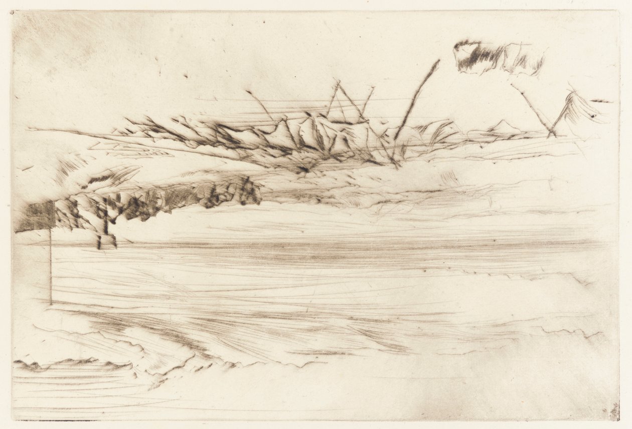 La spiaggia, Hastings da James Abbott McNeill Whistler