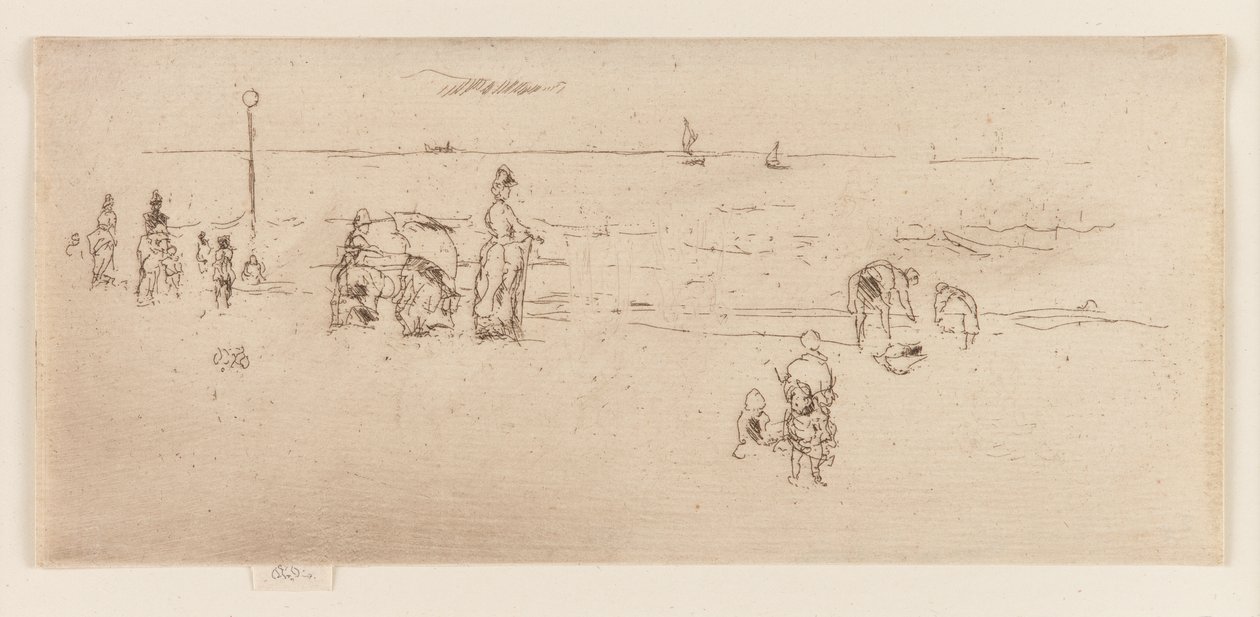 La Spiaggia, Ostenda da James Abbott McNeill Whistler