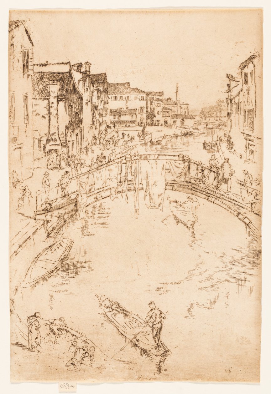 Il Ponte, Santa Marta da James Abbott McNeill Whistler