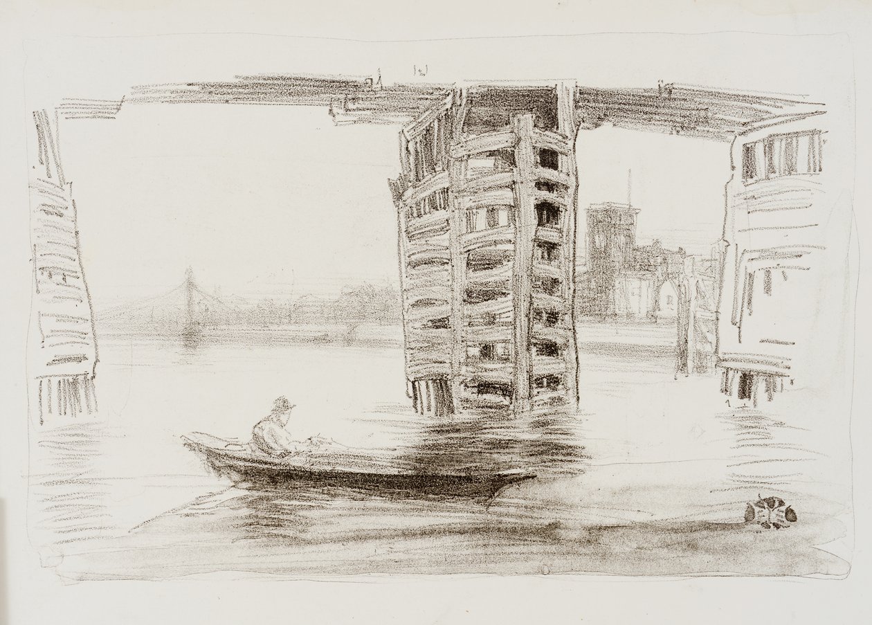 Il grande ponte da James Abbott McNeill Whistler