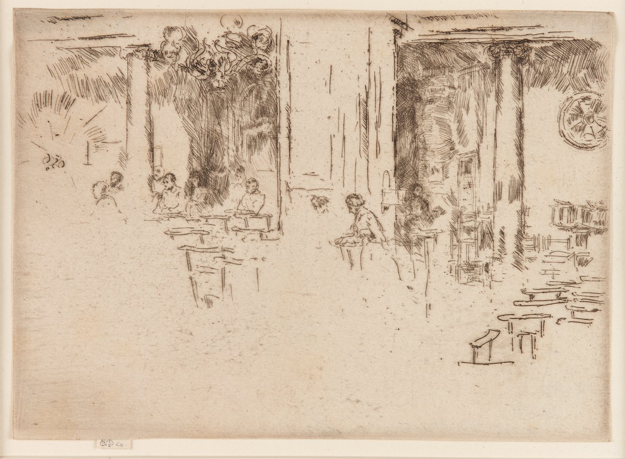 La chiesa - Bruxelles (Adorazione) da James Abbott McNeill Whistler