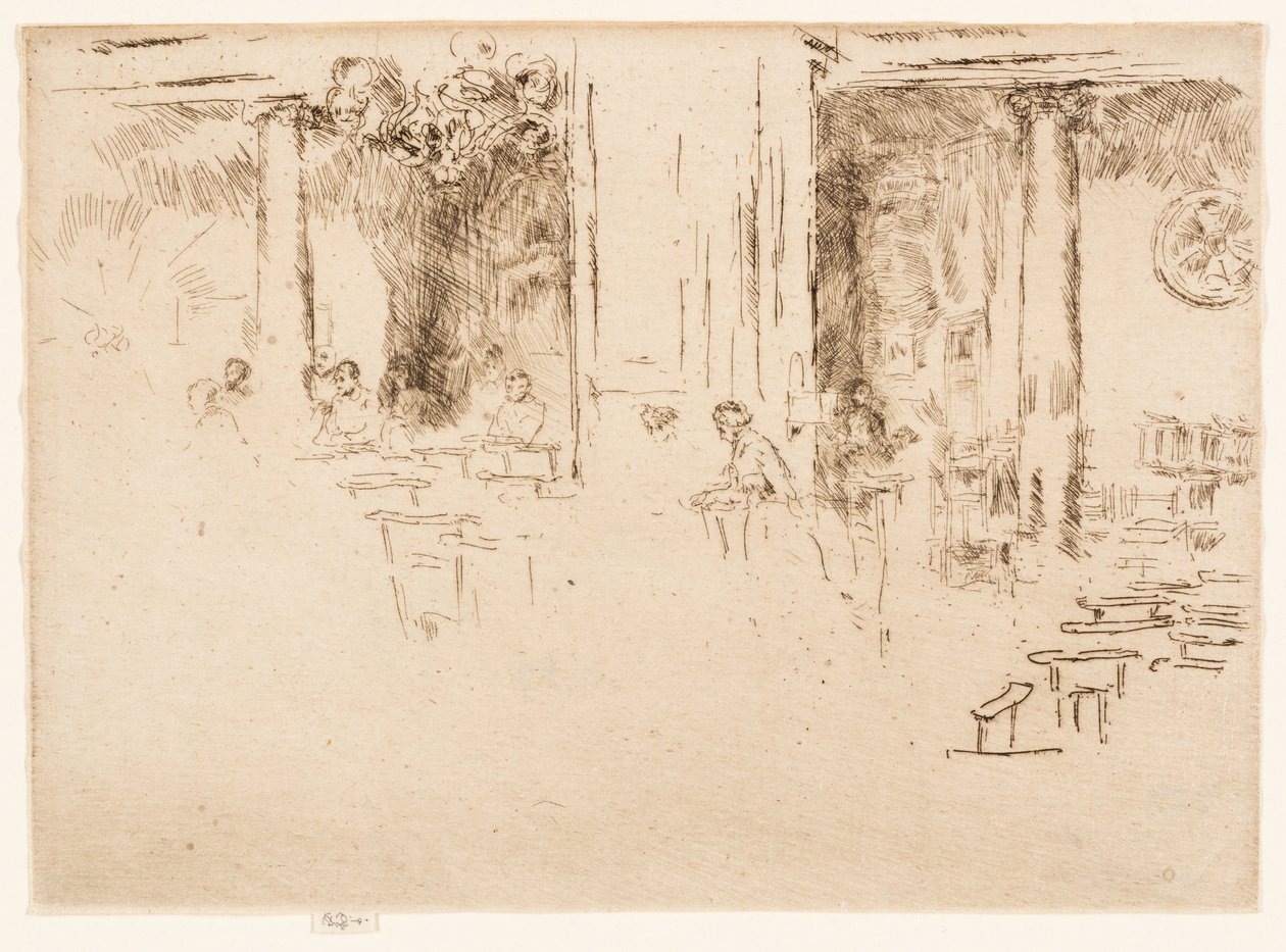 La chiesa - Bruxelles (Adorazione) da James Abbott McNeill Whistler