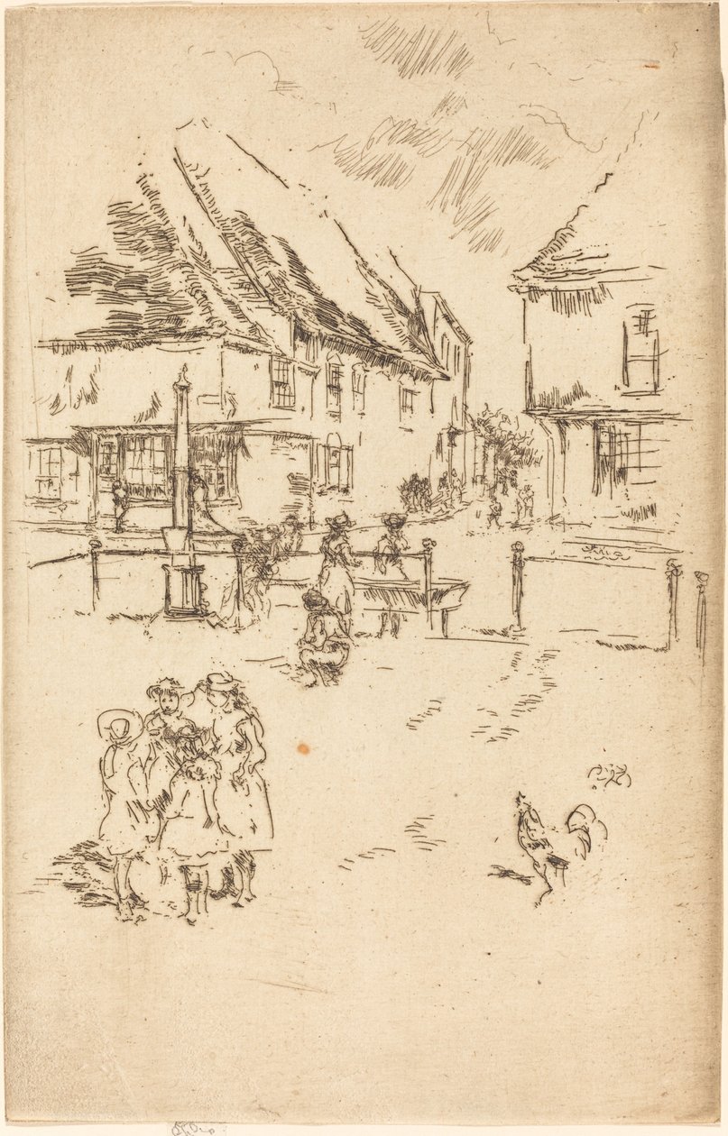 Il gallo e la pompa da James Abbott McNeill Whistler