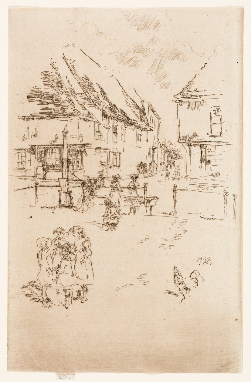 Il gallo e la pompa da James Abbott McNeill Whistler