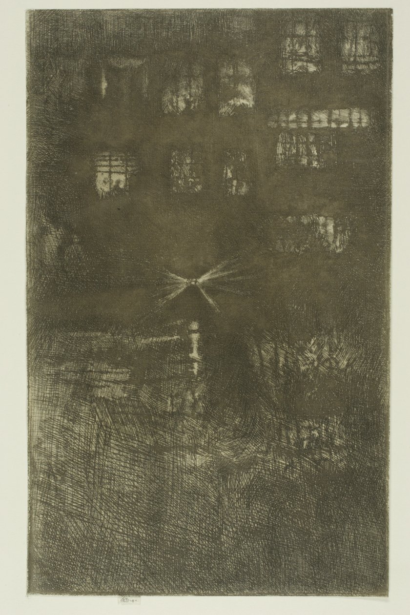 La casa della danza: Notturno da James Abbott McNeill Whistler