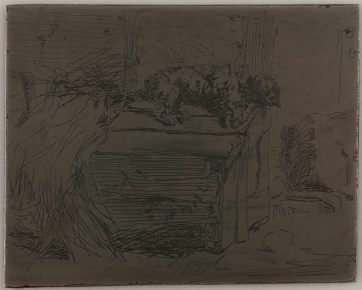 Il cane sul canile da James Abbott McNeill Whistler