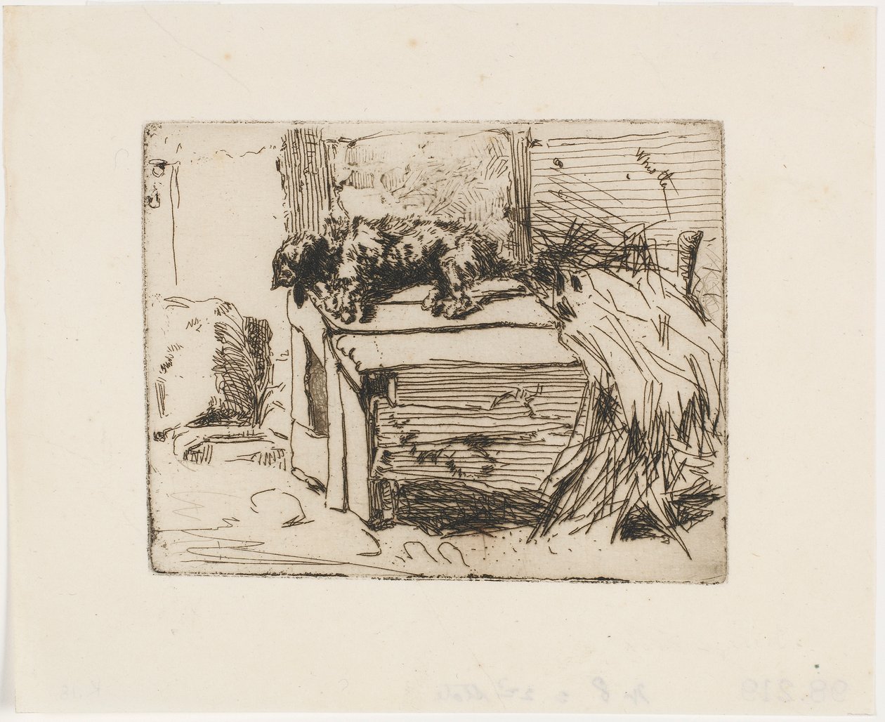 Il Cane sul Canile da James Abbott McNeill Whistler