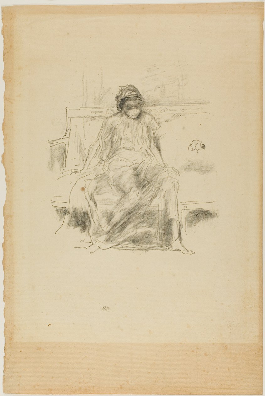 Figura drappeggiata, seduta da James Abbott McNeill Whistler
