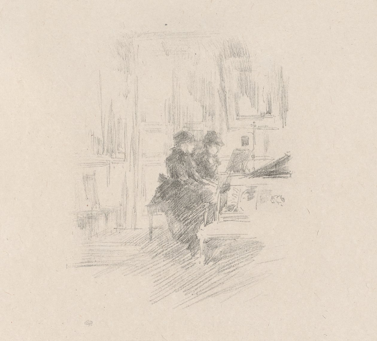 Il duetto, n. 2 da James Abbott McNeill Whistler