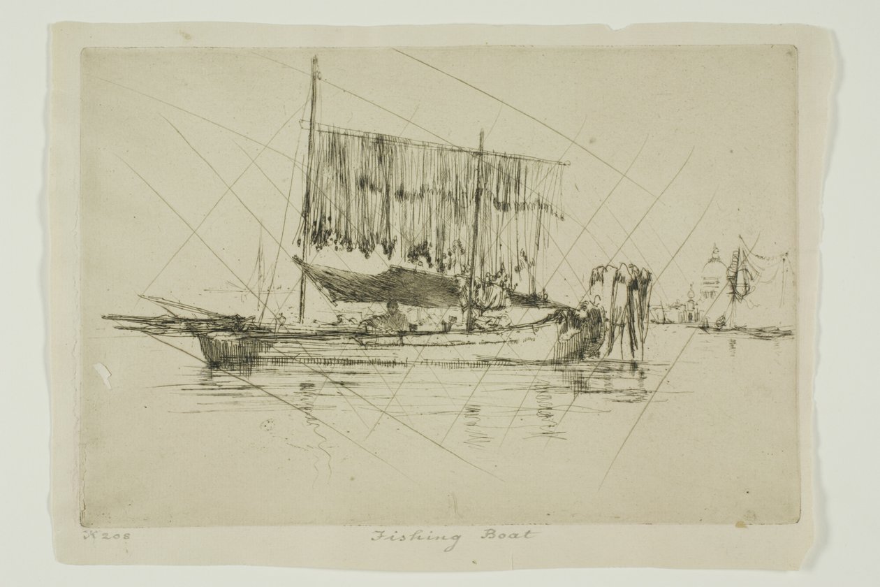 La barca da pesca da James Abbott McNeill Whistler