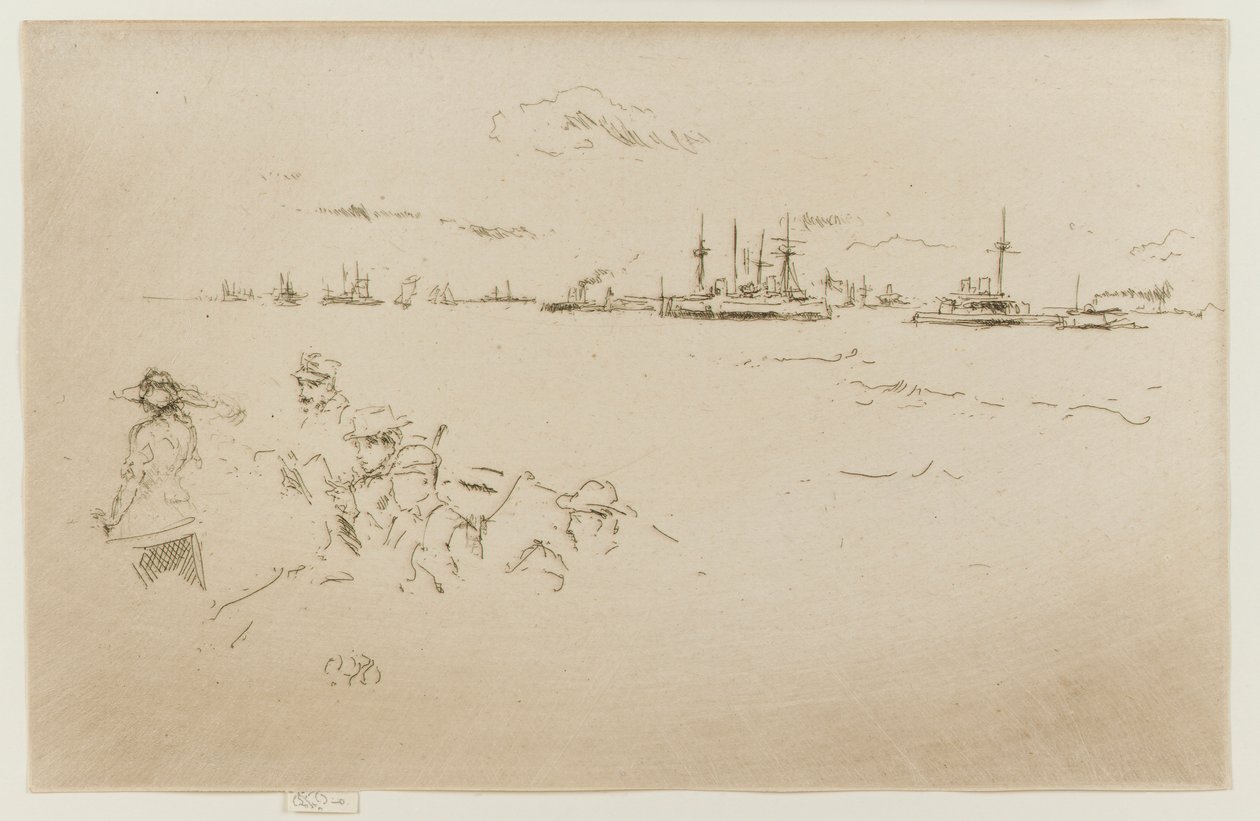 La flotta: Monitori da James Abbott McNeill Whistler