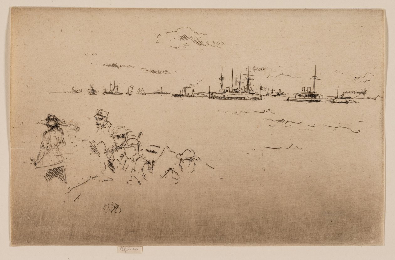 La flotta: Monitori da James Abbott McNeill Whistler