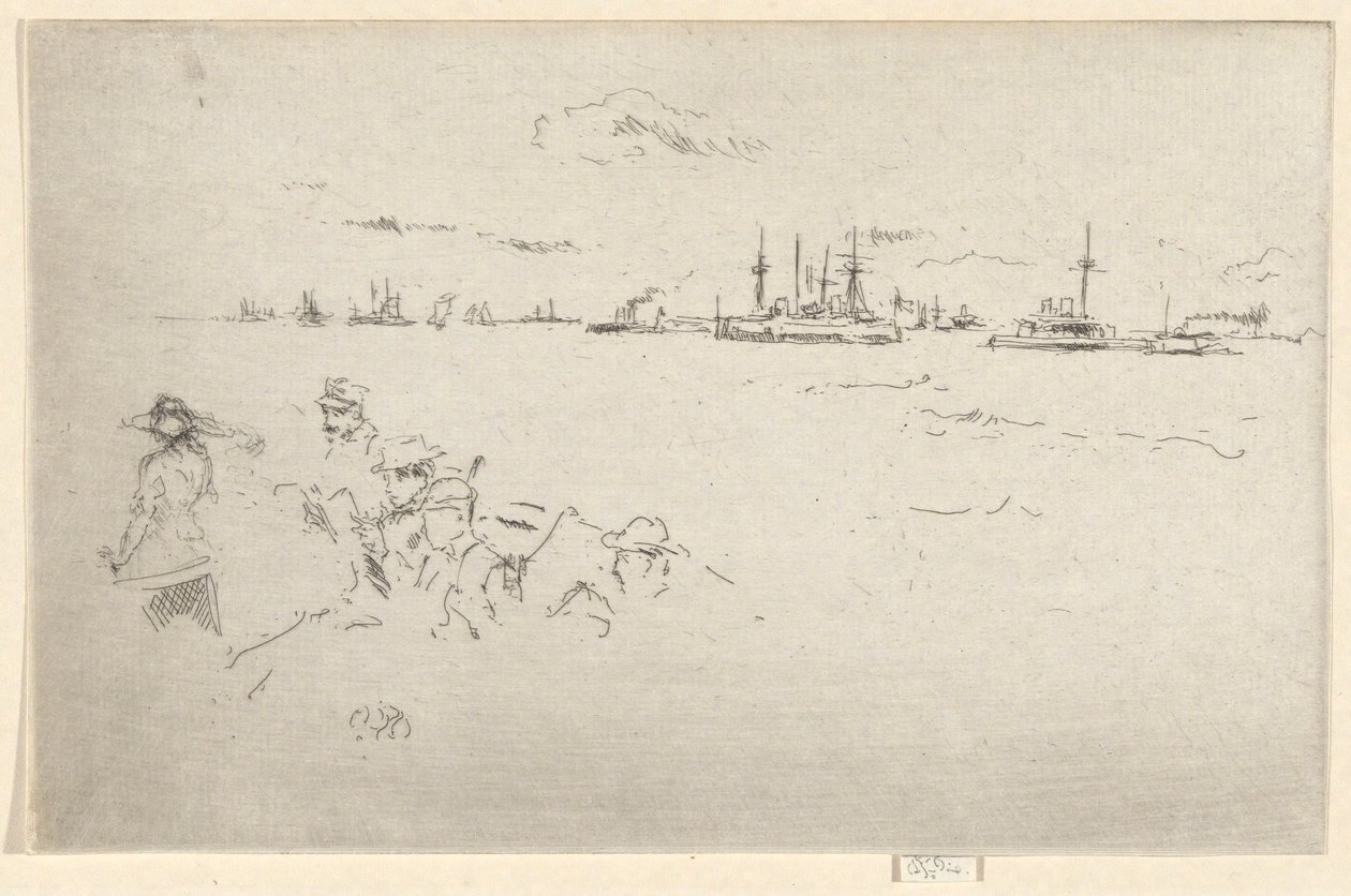 La Flotta: Monitori, dal Set del Giubileo da James Abbott McNeill Whistler