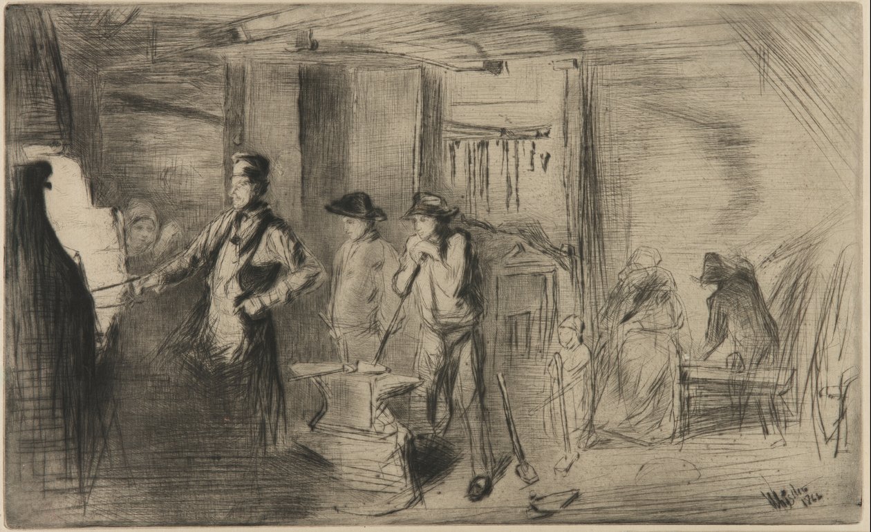 La forgia da James Abbott McNeill Whistler