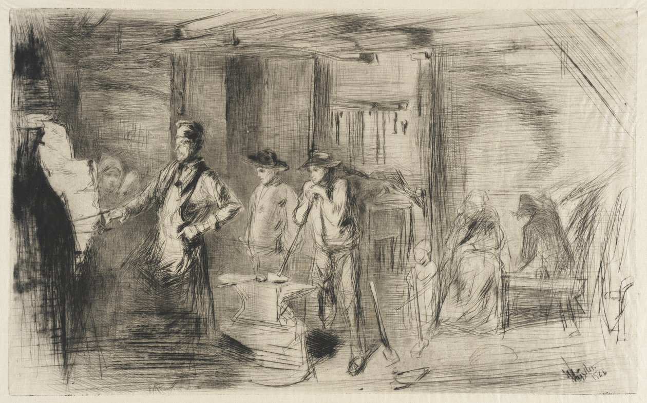 La fucina da James McNeill Whistler