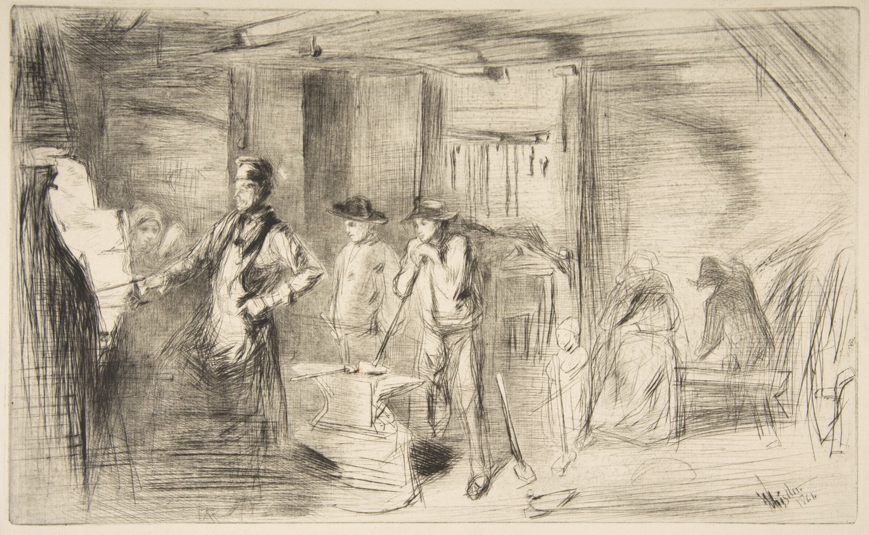 La forgia da James McNeill Whistler
