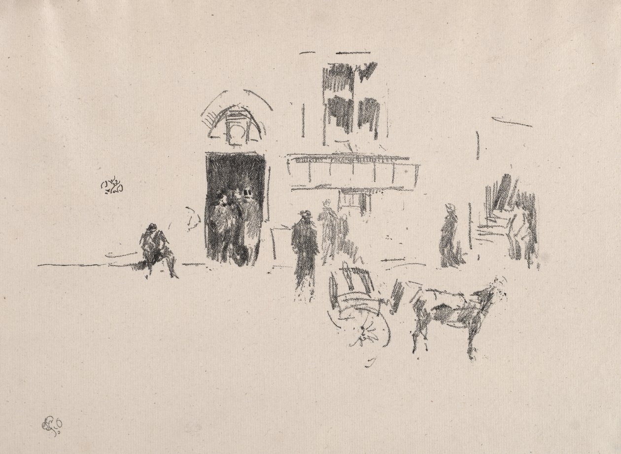 L’ingresso degli artisti del Gaiety da James McNeill Whistler