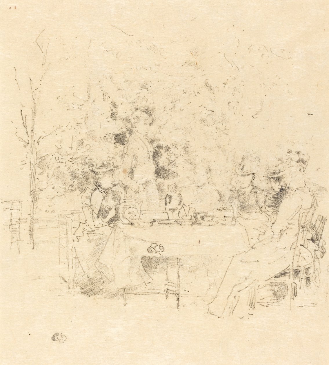 Il giardino da James Abbott McNeill Whistler