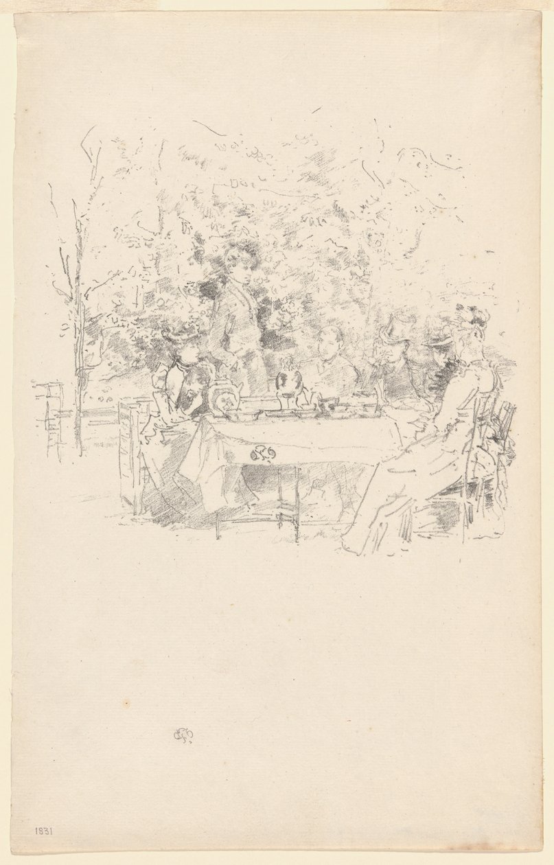 Il giardino da James Abbott McNeill Whistler