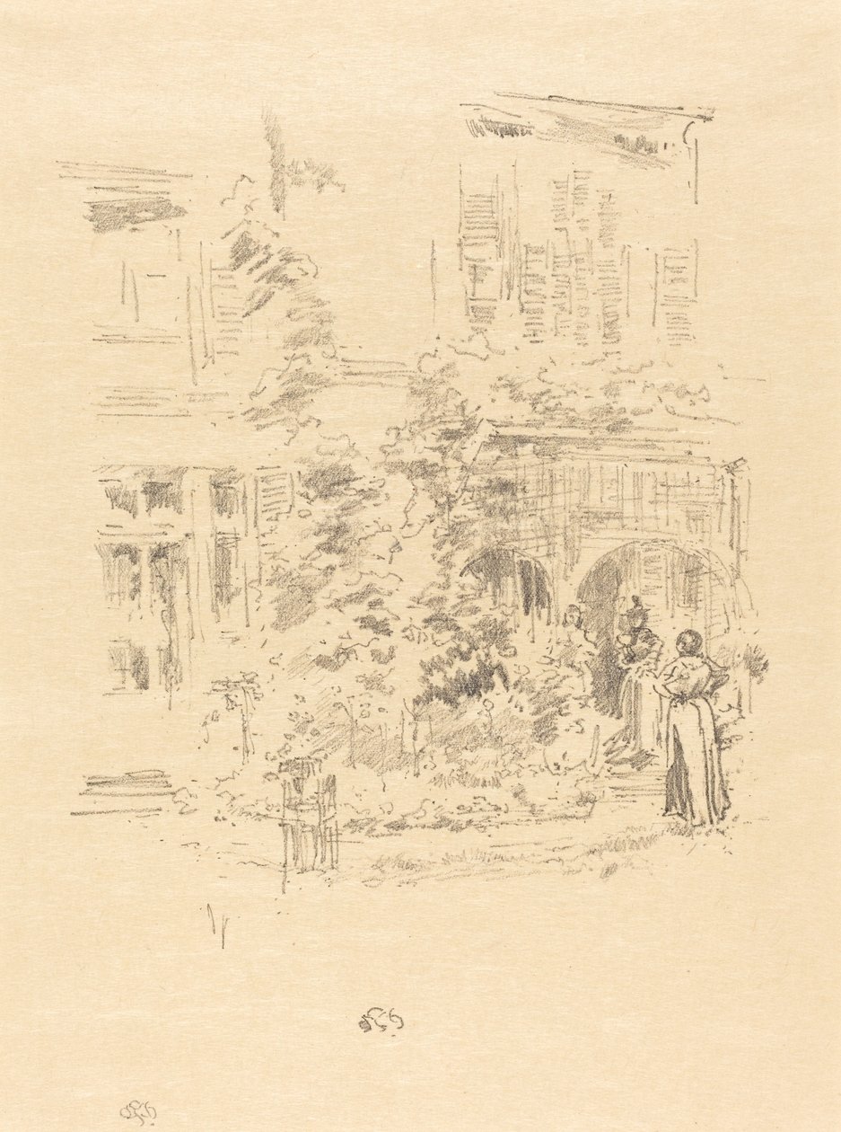 Il Portico del Giardino da James Abbott McNeill Whistler