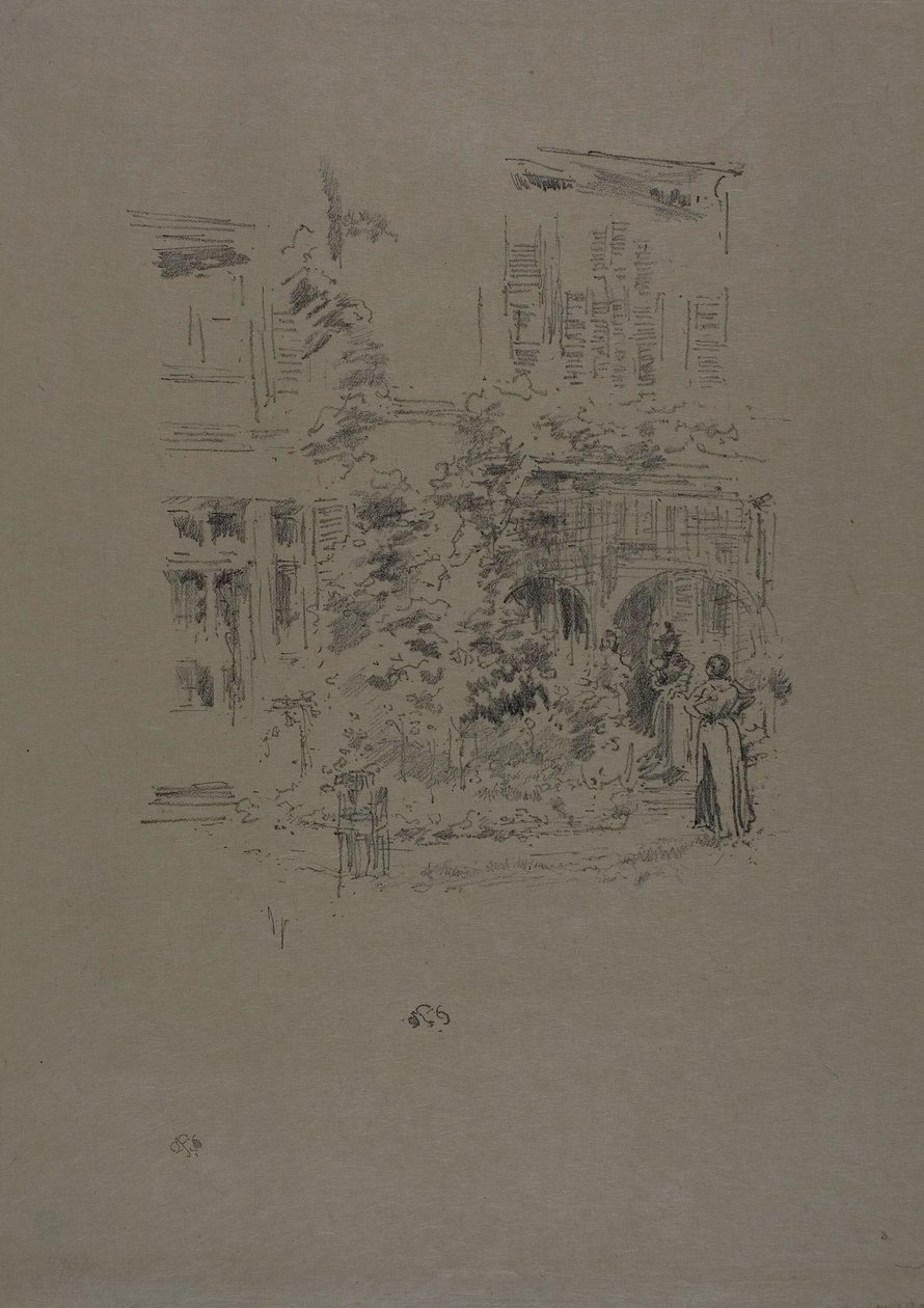 Il portico del giardino da James Abbott McNeill Whistler
