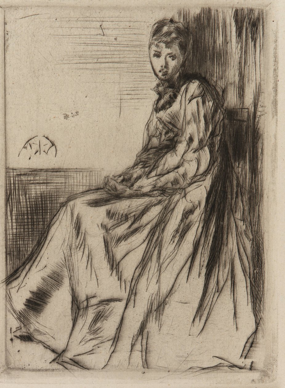 La Lettera (Maud, seduta) da James Abbott McNeill Whistler