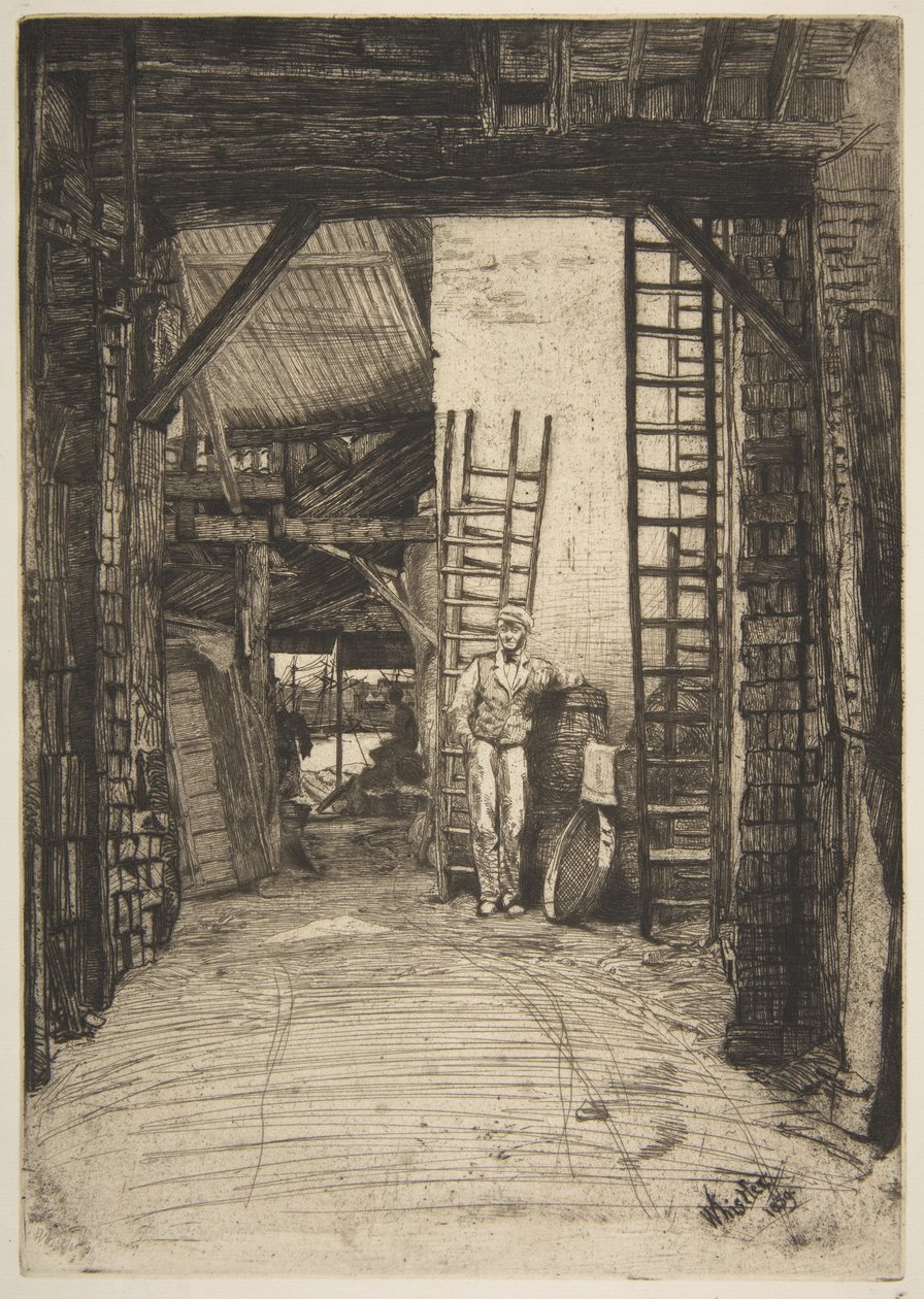 Il calcinaio (W. Jones, calcinaio, Thames Street) da James McNeill Whistler