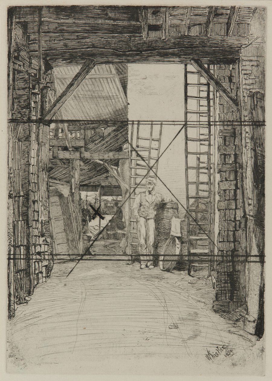 Il calcinatore da James Abbott McNeill Whistler