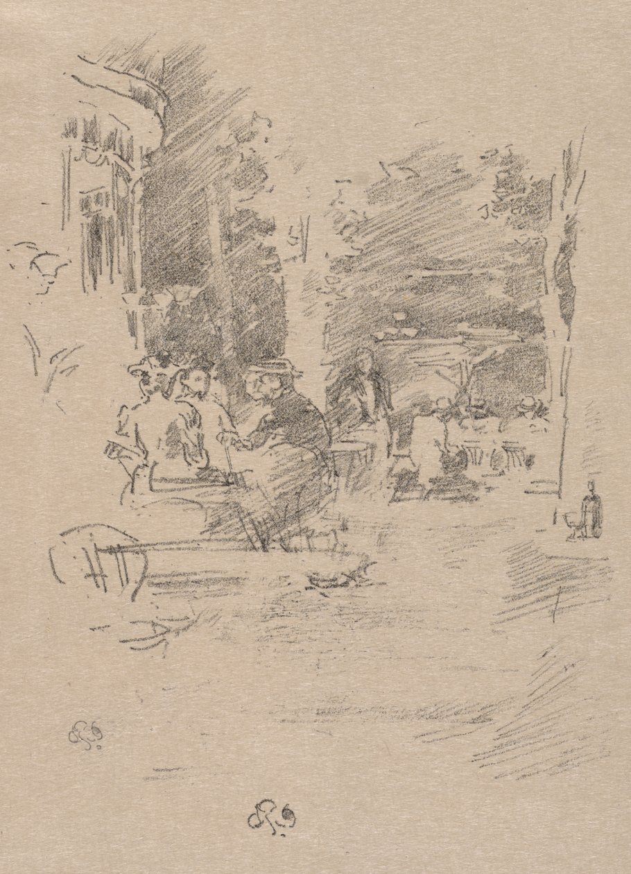 The Little Café au Bois da James McNeill Whistler