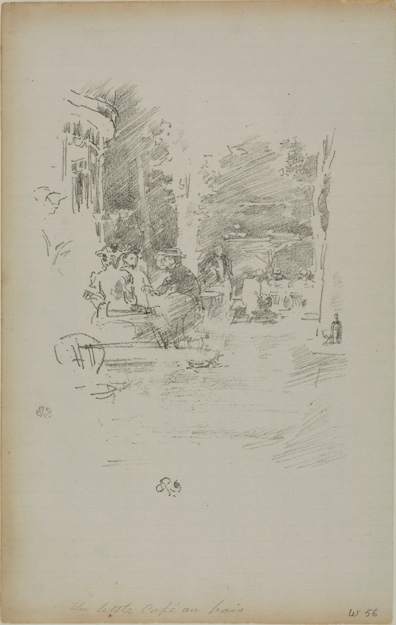 Il piccolo caffè au Bois da James Abbott McNeill Whistler
