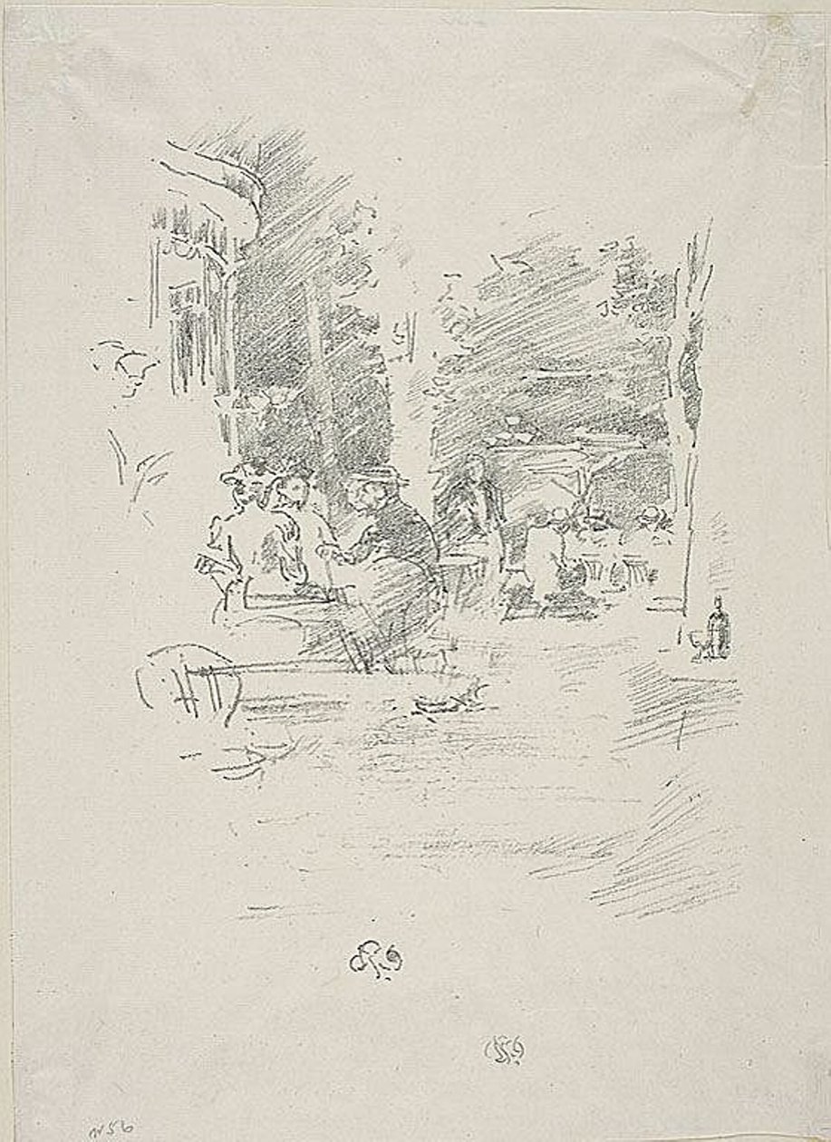 Il piccolo caffè au Bois da James Abbott McNeill Whistler