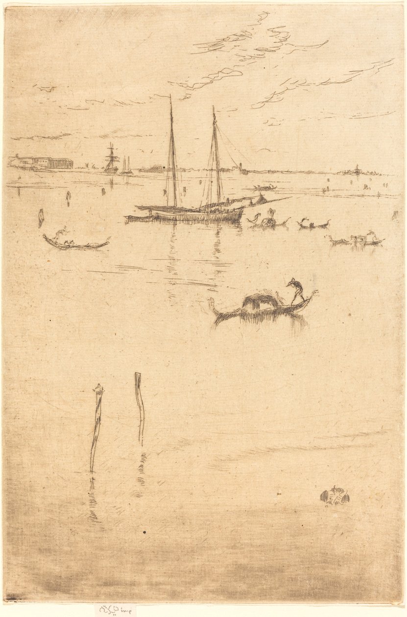 La Piccola Laguna da James Abbott McNeill Whistler