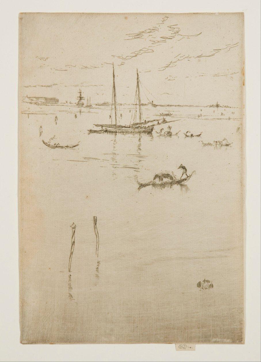 La piccola laguna, dalle Dodici incisioni, noto anche come il Primo Set di Venezia da James McNeill Whistler