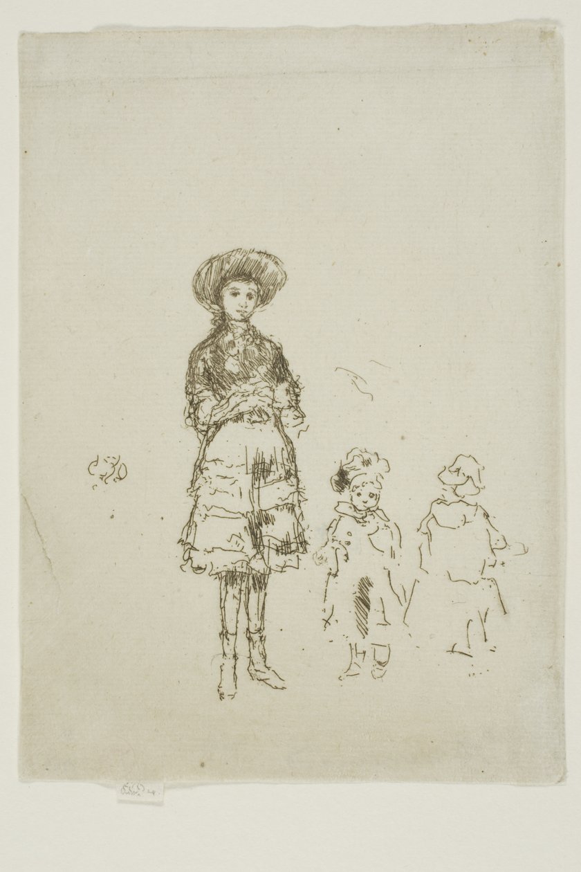 La piccola infermiera, Grays Inn da James Abbott McNeill Whistler
