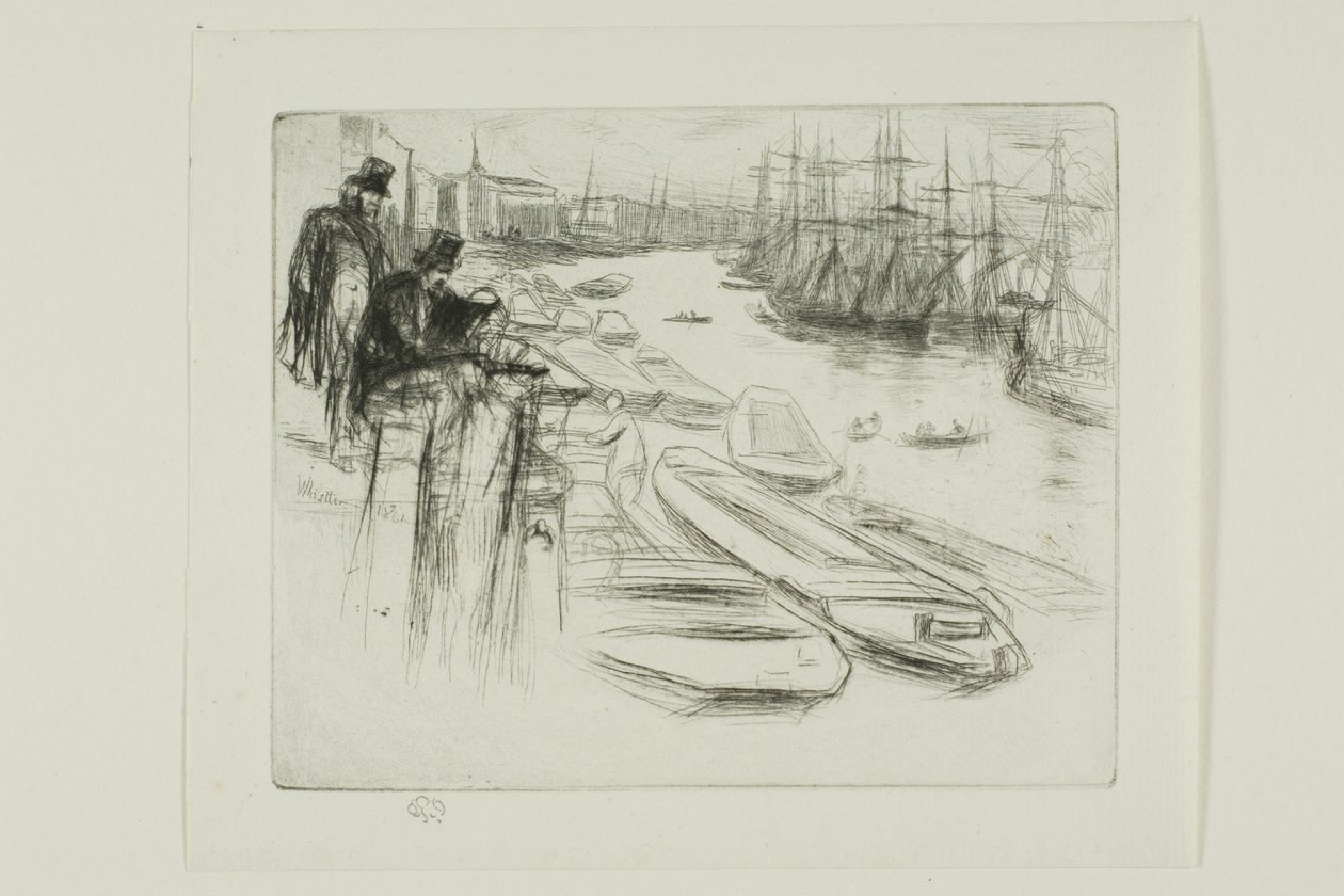 La Piccola Pozza da James Abbott McNeill Whistler