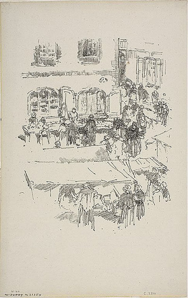 Il Mercato, Vitré da James Abbott McNeill Whistler