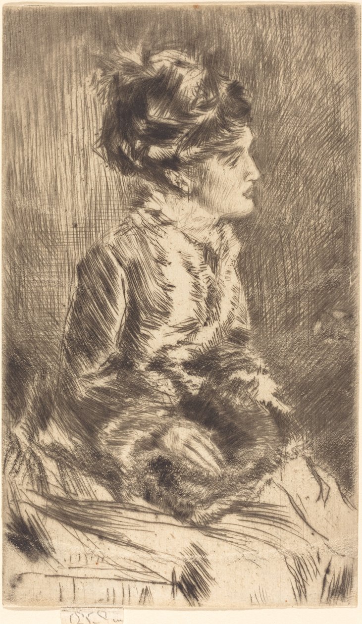 Il manicotto da James Abbott McNeill Whistler