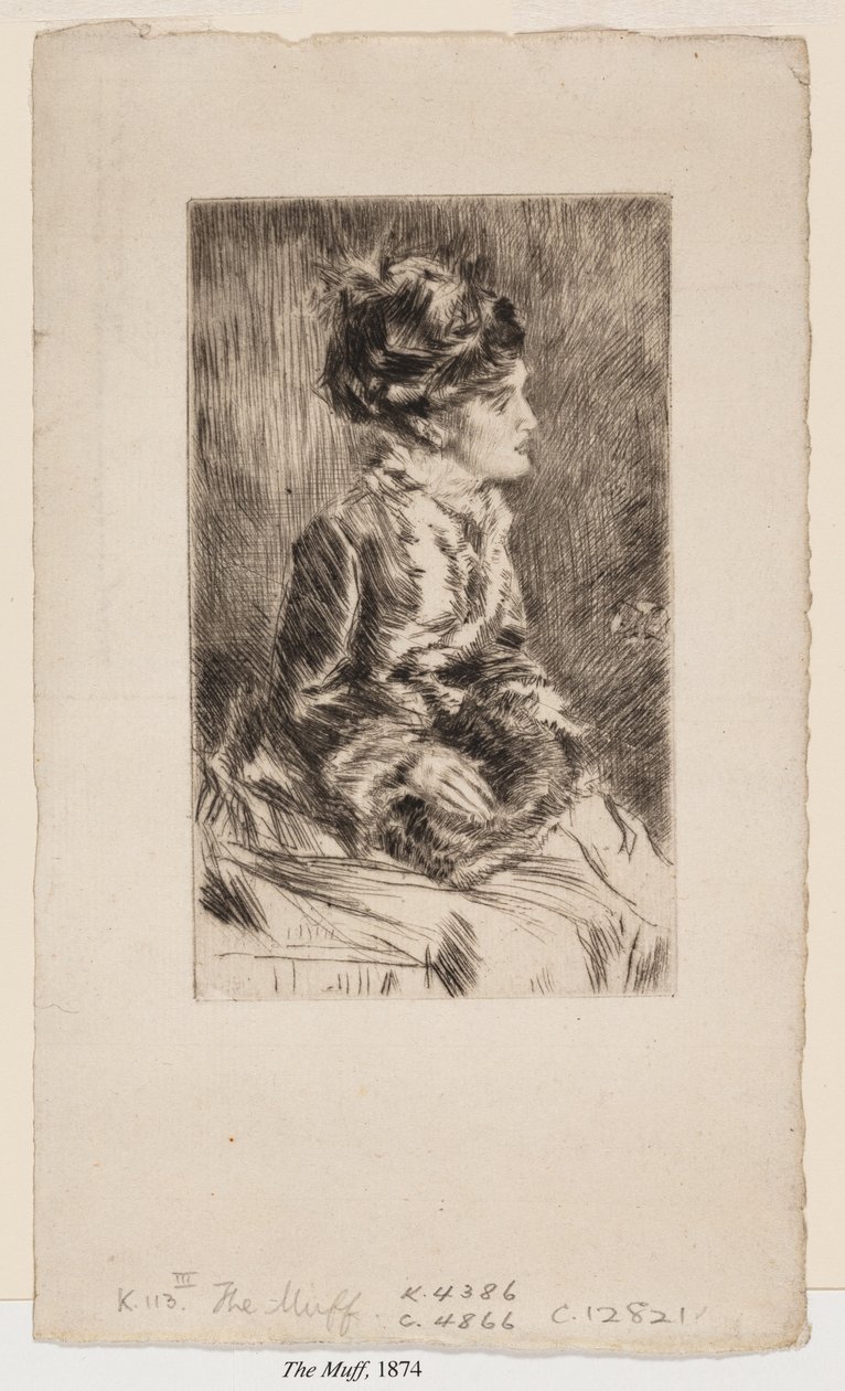 Il manicotto da James Abbott McNeill Whistler