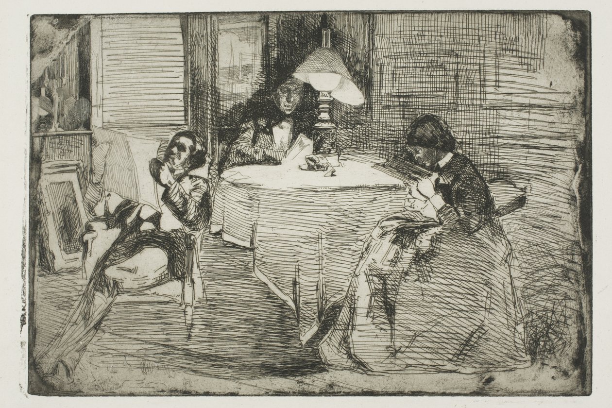 La sala della musica da James Abbott McNeill Whistler